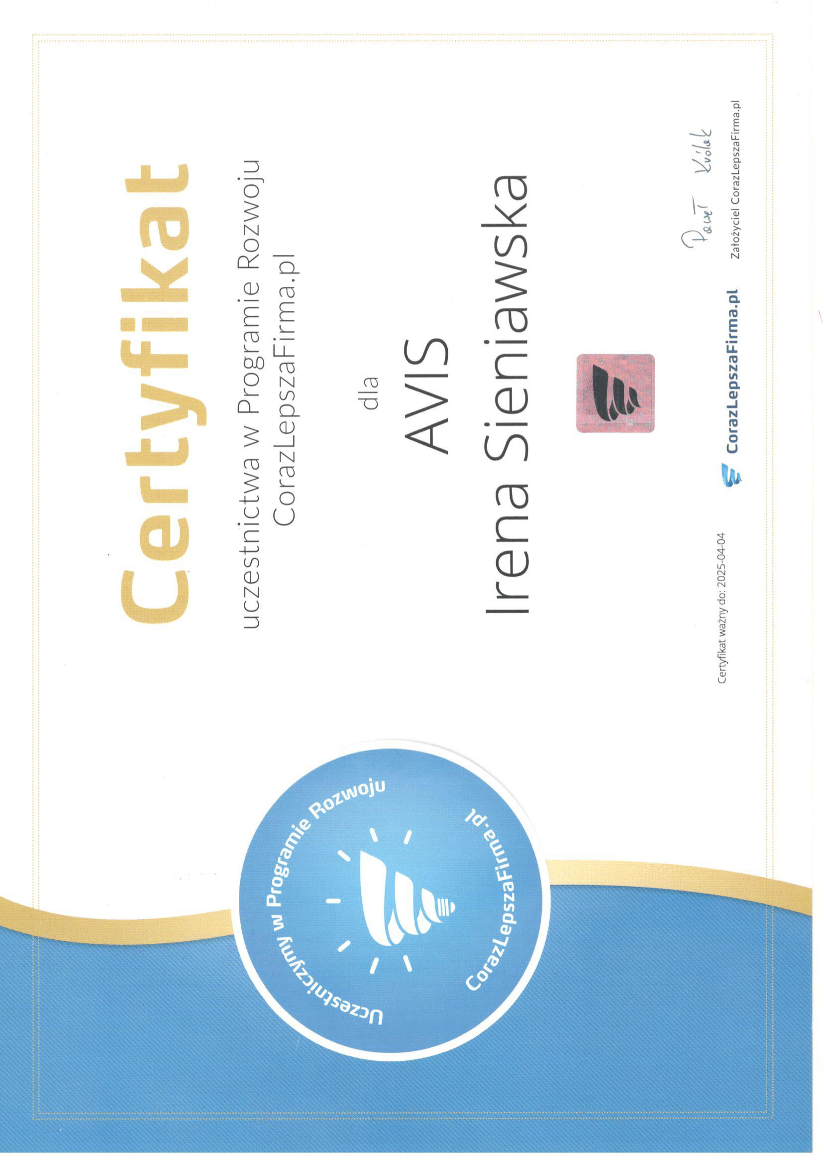 CERTFIKAT CLF-1